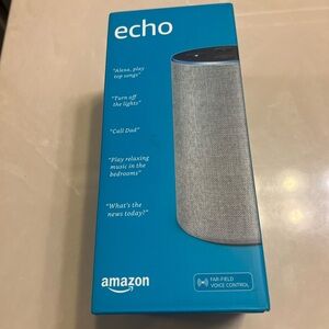 NWOT, never opened Echo, play songs, turn off lights, call Dad etc